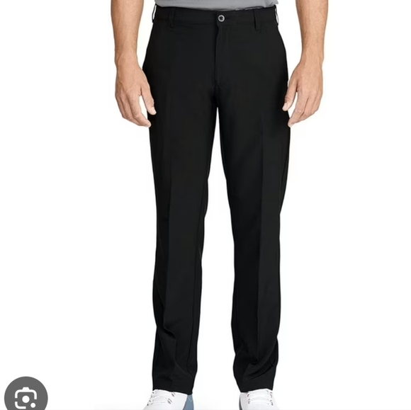 Izod Men's Performance Golf Pants In Black. 32x31 Excellent Condition - Picture 1 of 12